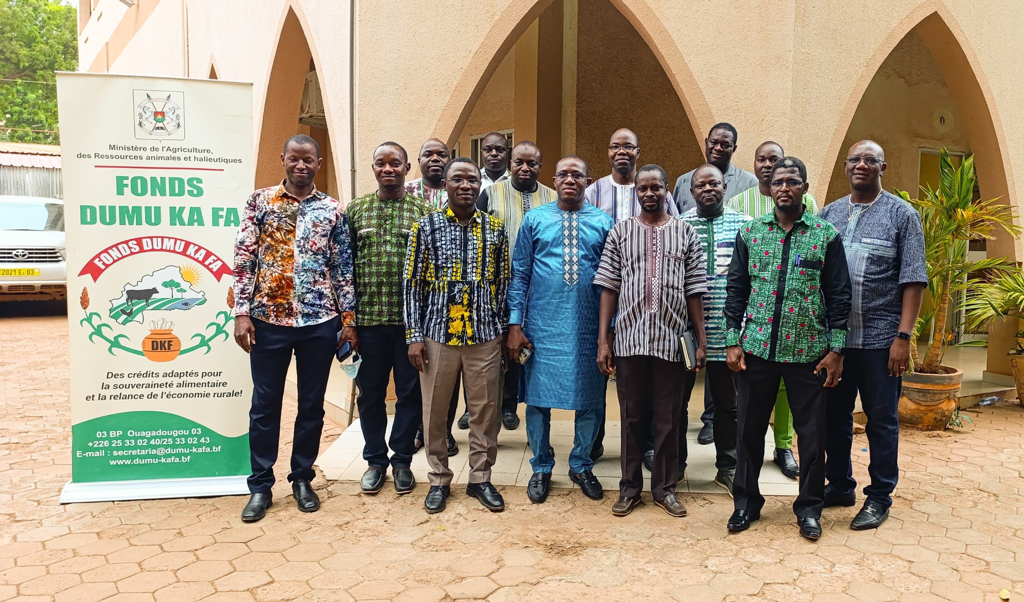 Une ^photo de l'ensemble des administrateurs du fonds DKF